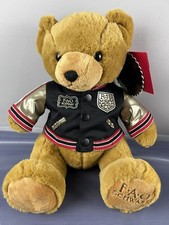 FAO Schwarz Teddy Bear Plush 12" With Macy's Jacket Tags New