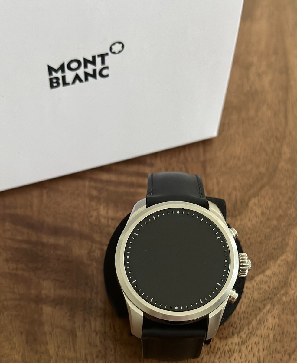 Montblanc Mont Blanc Summit Smartwatch Wristwatch Digital Montblanc Mont Blanc Summit Smartwatch Wristwatch Digital