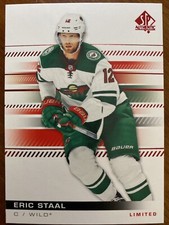 19-20 UD SP Authentic Hockey Red Limited 27 Eric Staal
