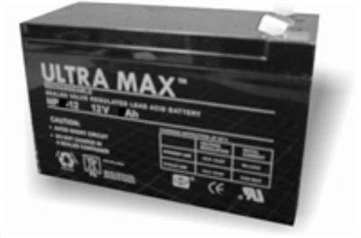 2 x ULTRAMAX AGM 12v 9Ah (as 7Ah & 10Ah) - MOBILITY SCOOTER WHEELCHAIR BATTERIES