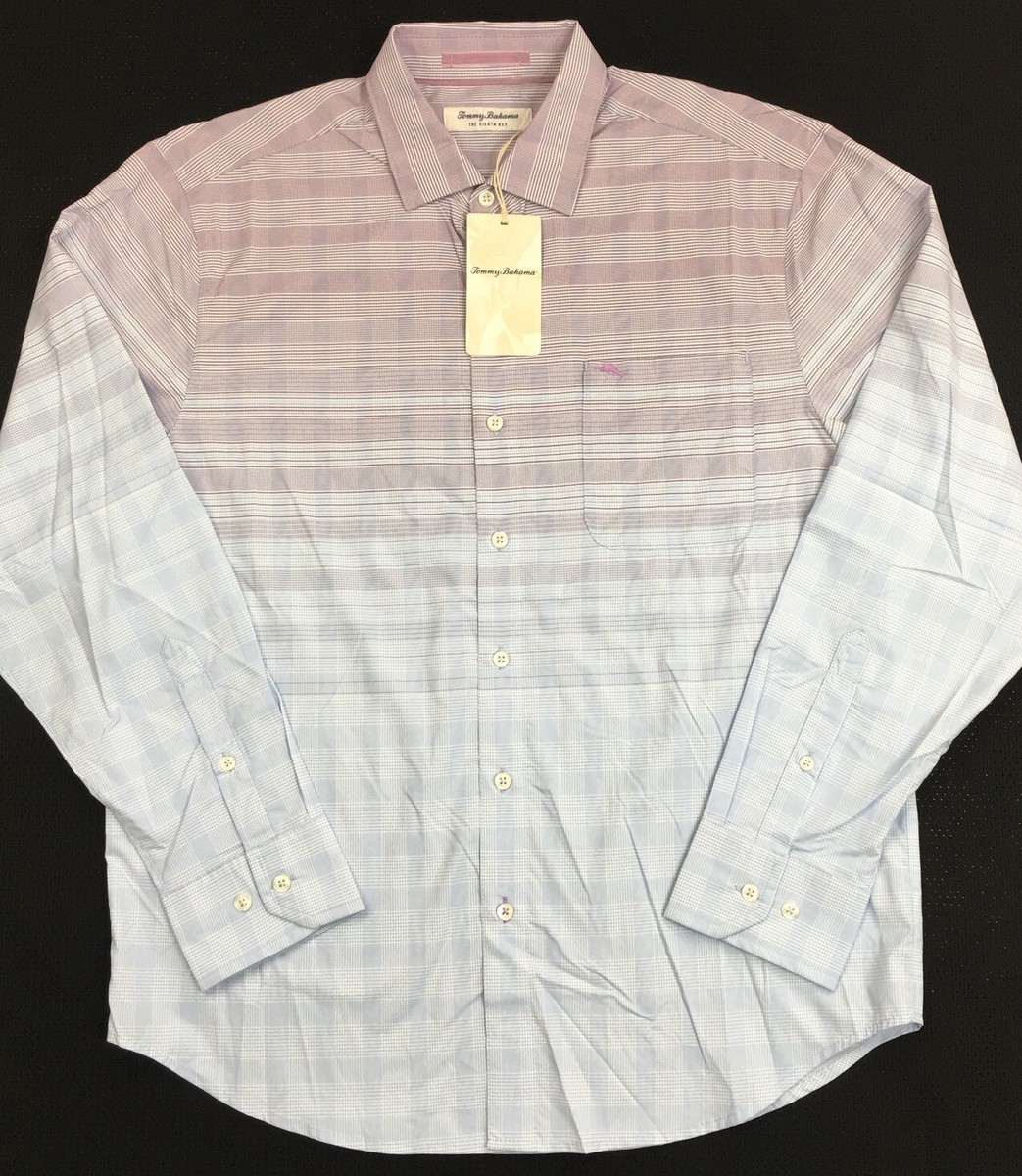 Men's Tommy Bahama Siesta Key Ombre Long Sleeve Shirt M Medium NEW