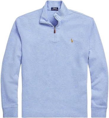 POLO RALPH LAUREN Boys' Cotton Interlock Quarter-Zip Pullover (Big