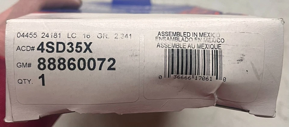 Cable de batería ACDelco 4SD35X para Chevy Camaro 71-89 ^ Foto 2 de 2