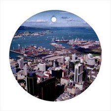 Auckland New Zealand Christmas Ornament Travel Souvenir City Gift