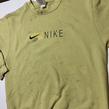 Vintage Nike Sweatshirt 90s USA Center Swoosh Distressed Thrashed Painted Punk