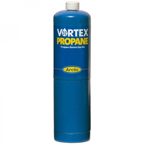 Vortex Propane Butane Gas Cylinder 400g 1" UNEF Thread Plumbing