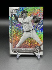 2022 Bowman Chrome Noelvi Marte #BCP-186 Black & White Mini Diamond Mariners