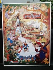 Rare Vintage Disneyland Splash Mountain 18x24 Foam board mounted Poster image