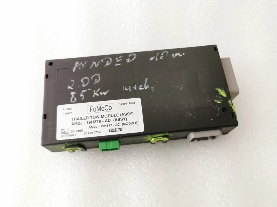 Centralina gancio di traino Ford S-Max WA6 dispositivo di collegamento relè frecce AM2J-19H378-AD - Immagine 2 di 4