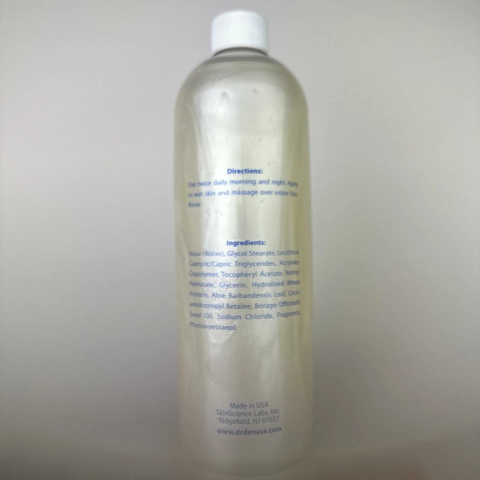 Limpiador Hidratante Dr Denese SELLADO ENORME 24 OZ Nuevo Sin Bomba Foto 3 de 4