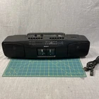VTG Sony CFS W304 AM FM Stereo Dual Cassette Recorder Radio Boombox Parts Repair