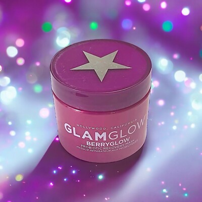 GLAMGLOW BERRYGLOW Probiotic Recovery Face Mask 2.5oz New Without