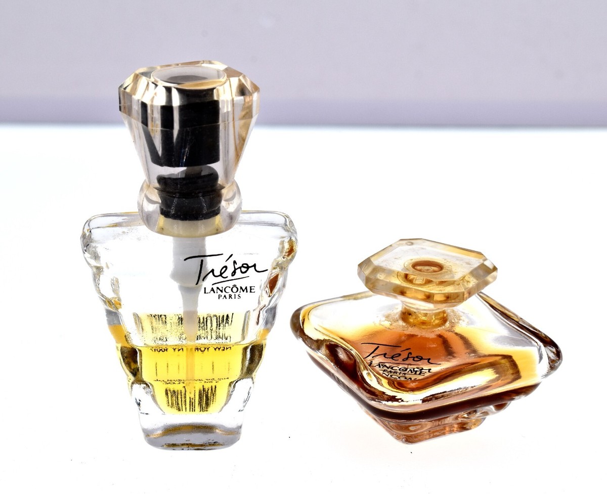 Vintage Set of Tresor Perfume by Lancome,2x,Spray/Pour,Art Deco