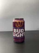 2024 Bud Light Washington Commanders Limited Edition 12oz Beer Can EMPTY