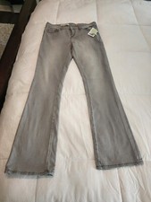 Pilcro and the Letterpress Jeans Size 29 Flare, Light Gray