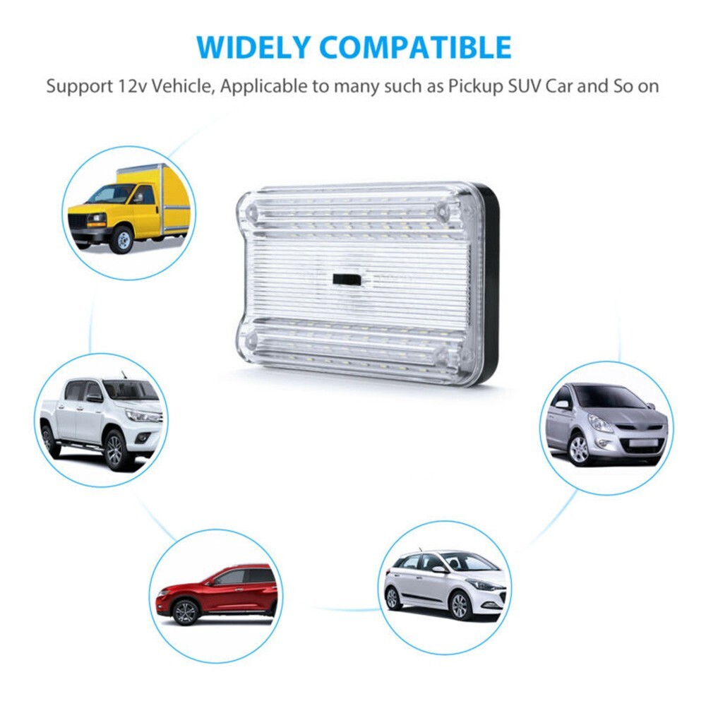 Universal Fitment 12V Car Roof Light Super Brightness and Low Power