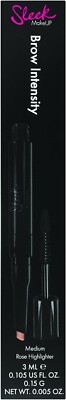 SLEEK Medium Rose Highlighter Eye Brow Intensity Mascara Shader Definer