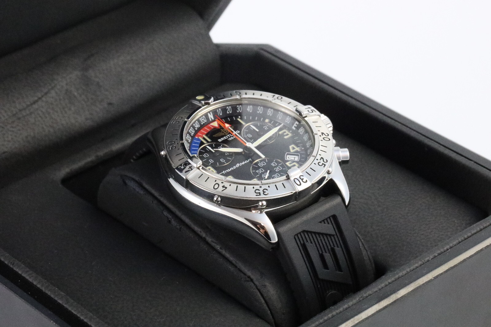 Bild 7 - Breitling Transocean Chronograph A53040 41mm Edelstahl B&amp;P Dif22268 AVS18060 X