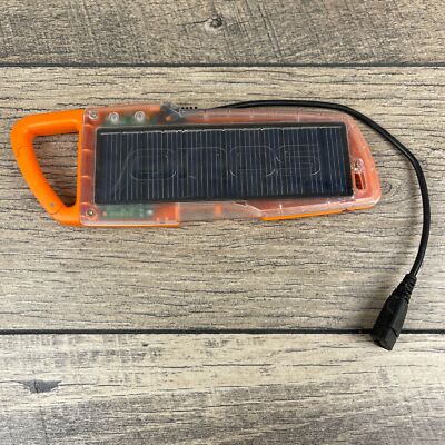 Solio Rocsta H1000 Orange Hybrid Solar Charger Please See Pictures/Description