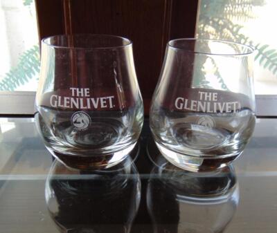 Glenlivet Snifter Tasting Glass Scotch Whisky Set of 2