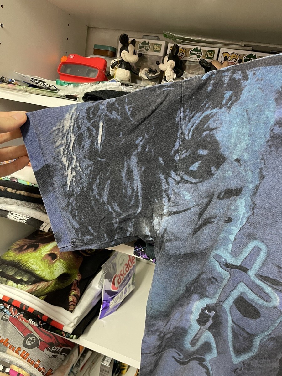 Vtg 90s Ozzy Osbourne AOP Rare Band T Shirt Mens Single Stitch