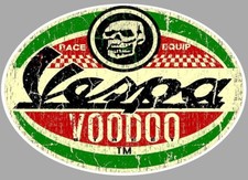 VESPA " VOODOO " Sticker