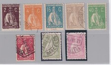 Portugal 1925 Cerere Dent. 12X11½ (N° 372/80) S. Cpl. Of 8 Values (Cat.58/521)