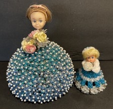 Beaded Dolls Push Pin Safety Pin Set 2