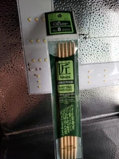 Clover No.8 Bamboo Premium Knitting Needles Double Pointed-7 Inch