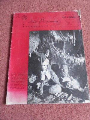 JACK HAWKINS on cover of 1954 UK trade mag THE SEEKERS, LAYA RAKI
