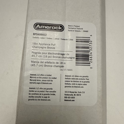 #ad Amerock BP54066CZ Winsome 18quot; Bar Appliance Pull Champagne Bronze $100.00