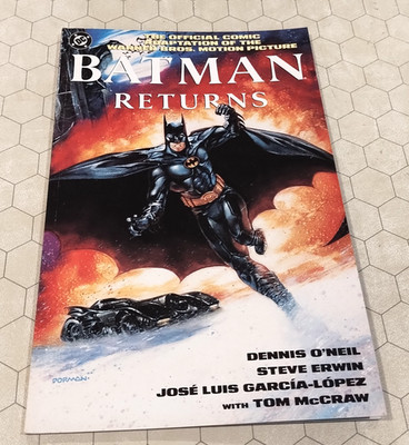 Batman Returns Official Movie Adaptation, DC, graphic novel/TPB, 1992, prestige