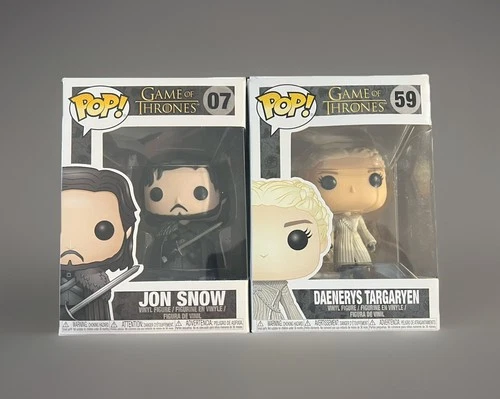 Funko Pop! Game Of Thrones John Snow #07 + Daenerys Targaryen #59 New