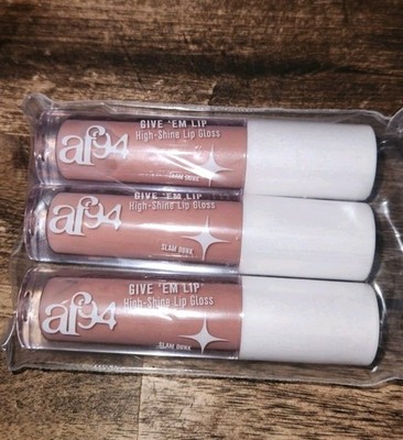 (Lot Of 3) AF94 Give Em Lip High Shine Lip Gloss / SLAM DUNK  NEW SEALED VEGAN
