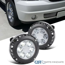 Fits 2007-2014 Chevy Tahoe Suburban GMC Yukon XL 1500 LED Fog Lights Bumper Lamp