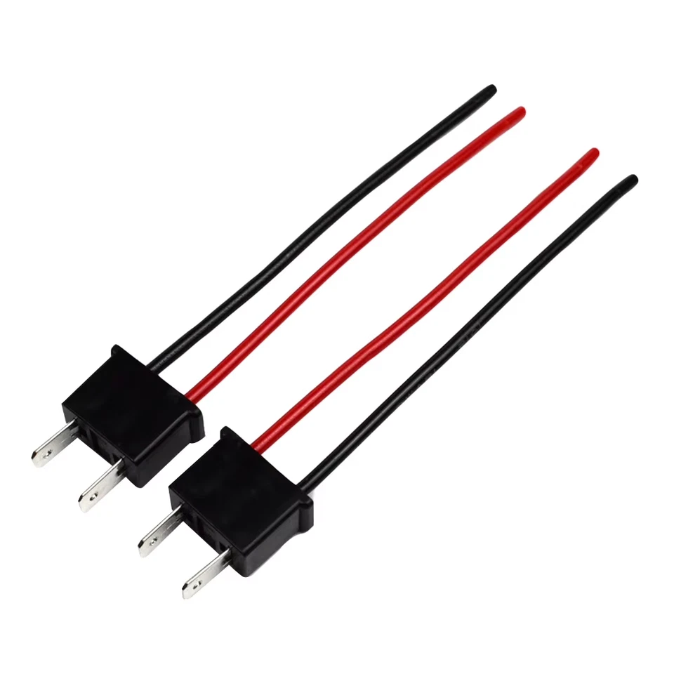 2x H7 Male Sockets Bulb Holders Light LED HID XENON 12-24V Fog Headlight Pigtail - Image 4 of 4