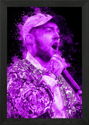 Mac Miller Framed Wall Art Poster Canvas Print Picture