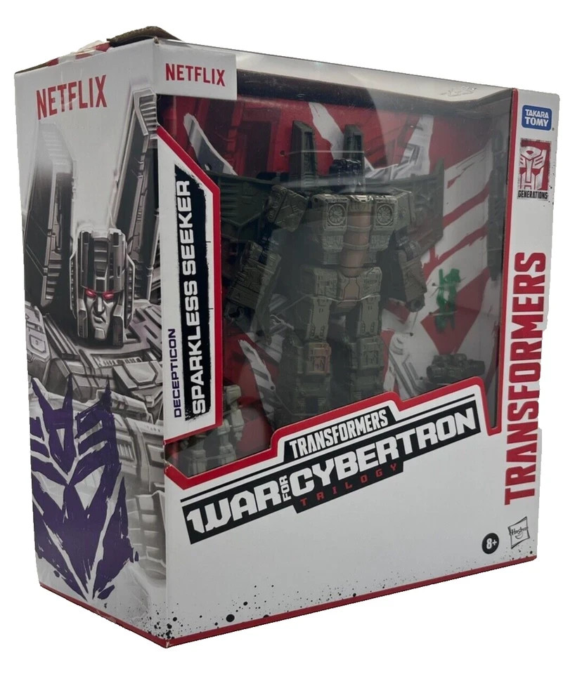 Sparkless Seeker Transformers War for Cybertron Trilogy Netflix 2021 Sealed