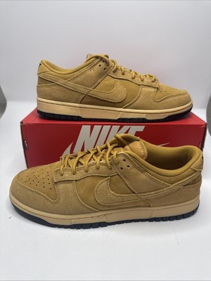 Nike Dunk Low Retro SE Shoes Wheat Black Gum IB6651-700 Men's Size 12 Black
