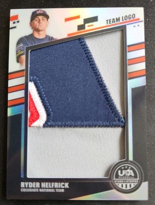Ryder Helfrick 2026 Panini Stars & Stripes USA Jumbo Team Logo Game-Worn #08/20