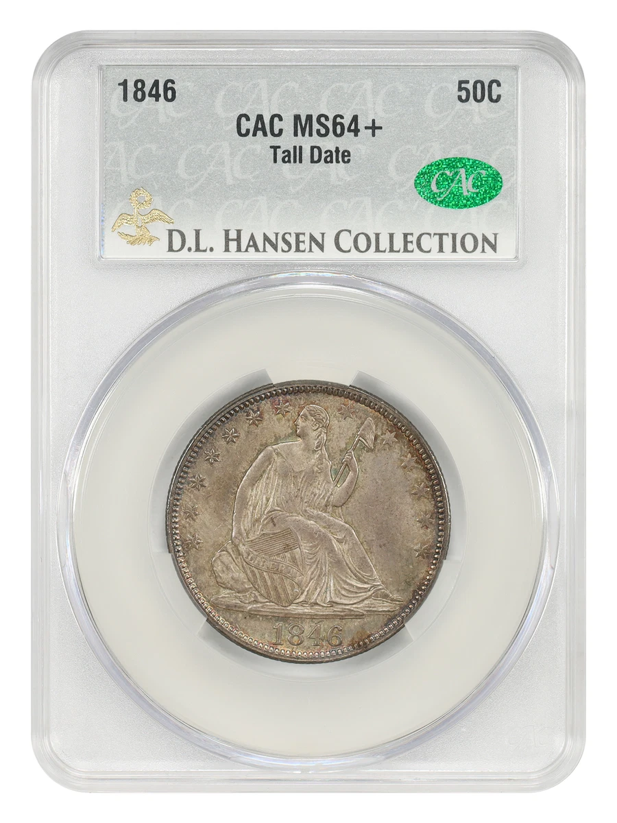 MS 64 Graded Seated Liberty US Half Dollars (1839-1891) for sale