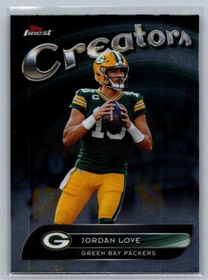 2025 Topps Finest Jordan Love #CR-11 Green Bay Packers Creators chrome