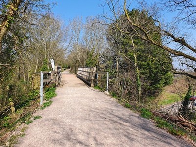 Photo A3 Wye Valley Greenway - bridge Chepstow/Cas-Gwent The existing r c2022