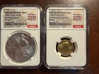 2026 Best of the Mint Gold Standing Liberty Quarter Dollar and Silver Medal SP70