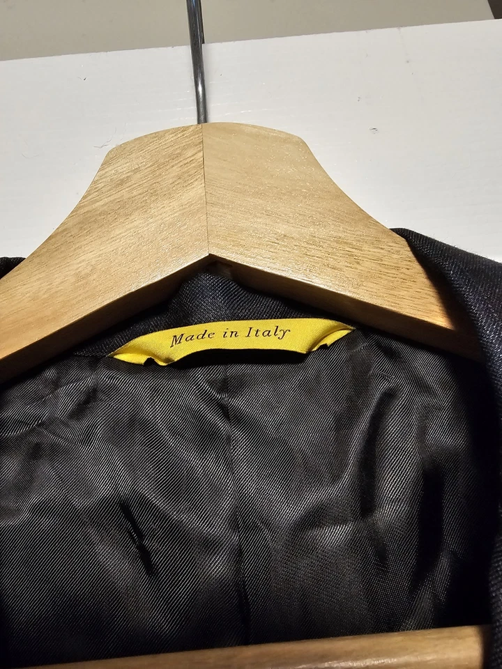 Blazer Canali Kei Para Hombre 34R Gris Cuadros Dos Botones Abrigo Deportivo Lana Italia Foto 2 de 4