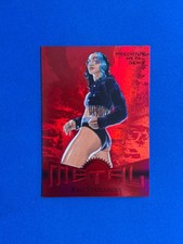 KRIS STATLANDER 2025 UPPER DECK SKYBOX AEW METAL UNIVERSE RETRO RED PMG #16/100