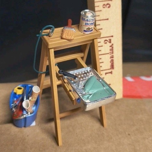 Hallmark Keepsake Home Improvement Pro Xmas Ornament Paint Ladder Tools 2006