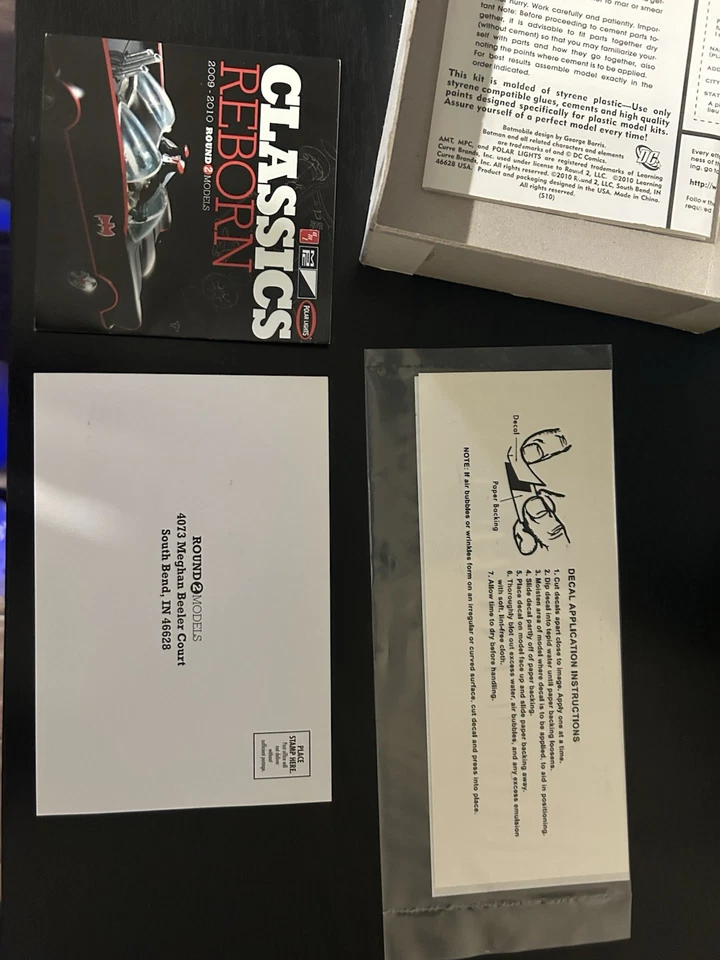 Autêntico brinquedo vintage Batmóvel luzes polares peças em perfeito estado em plástico. - Imagem 4 de 4