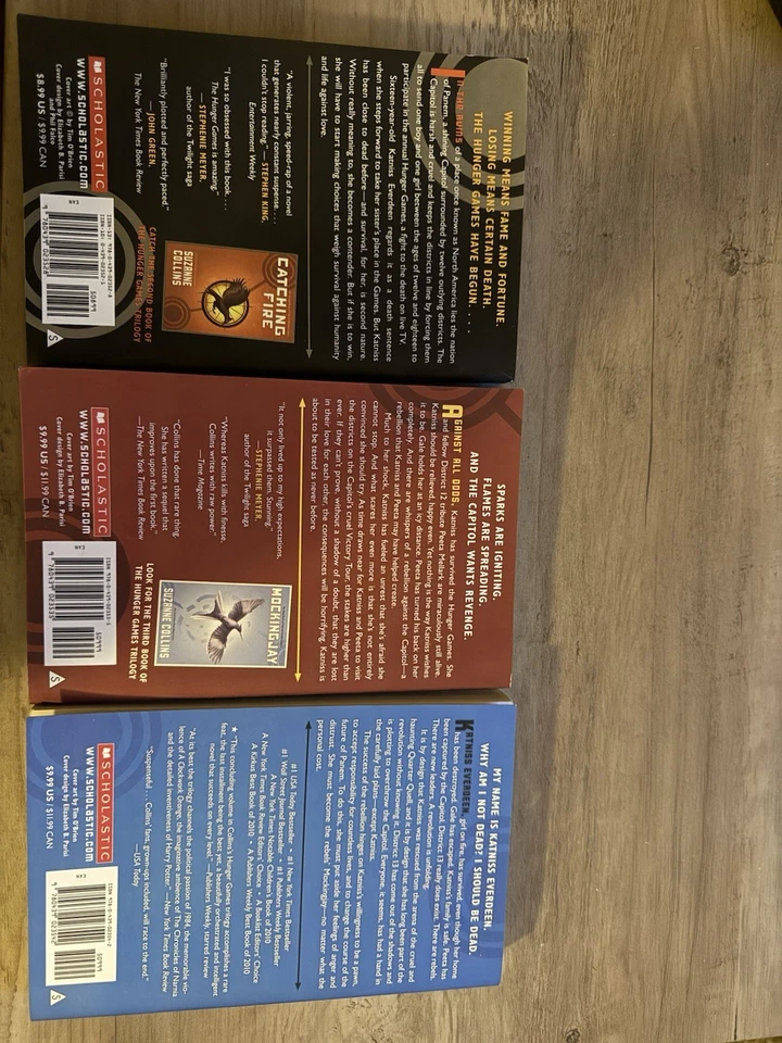 Hunger Games Trilogy by Suzanne Collins Book Set - Lot Of 3 - Image 2 of 2