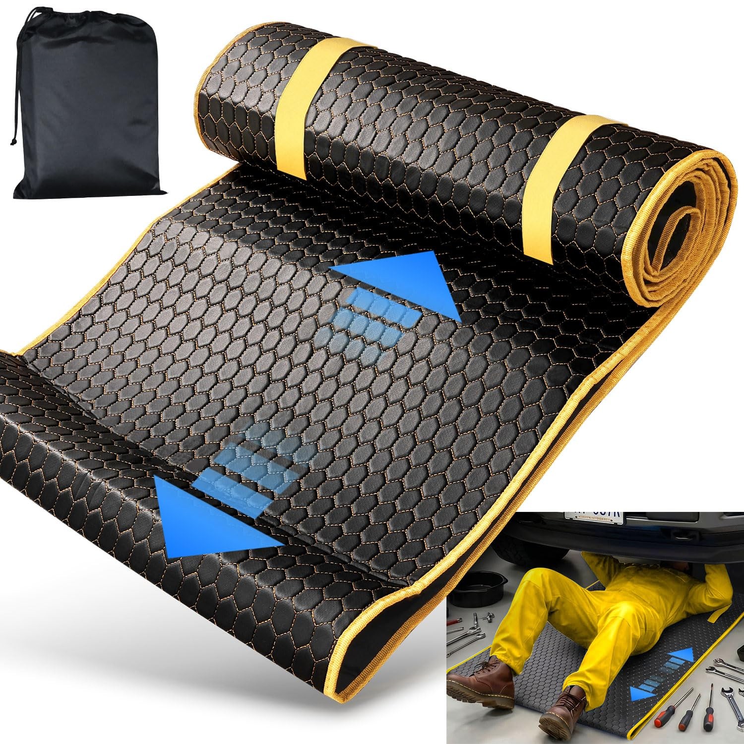 YQCQWL Magic Rolling Creeper Mat Portable Mechanics Mat